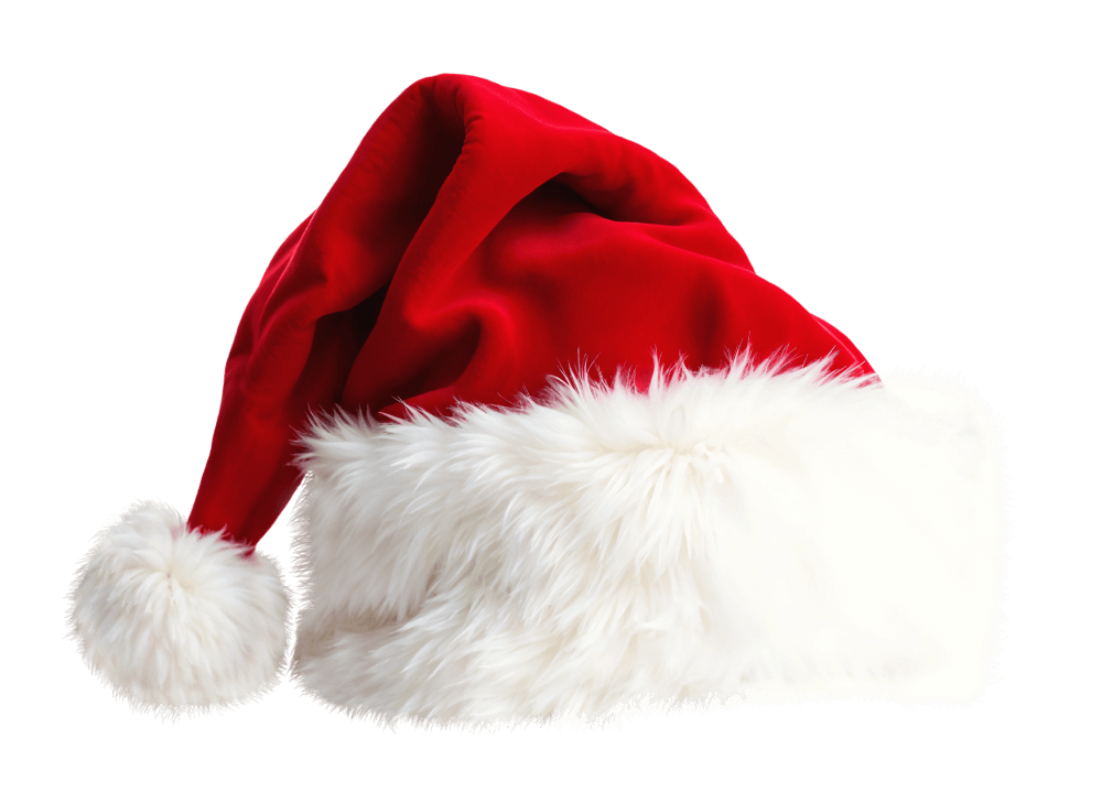 Festive Santa hat for SantaCon Bratislava celebration